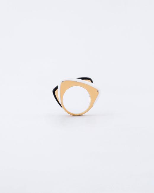 FOR ART'S SAKE DELTA RING - 黑白 商品图2