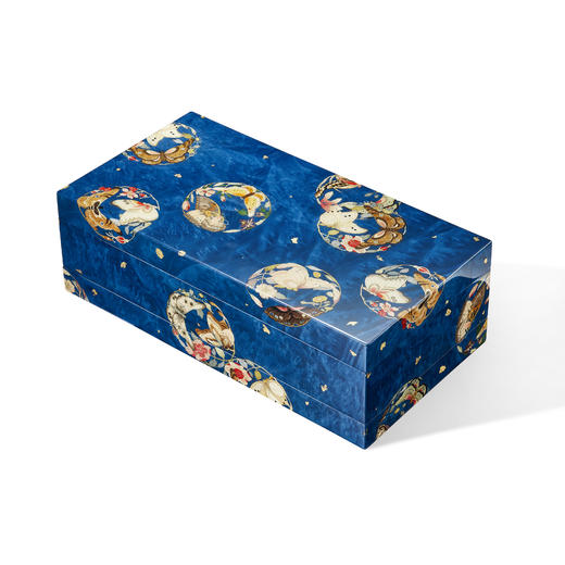 镶嵌“蝶恋花”主题双层首饰盒 商品图4