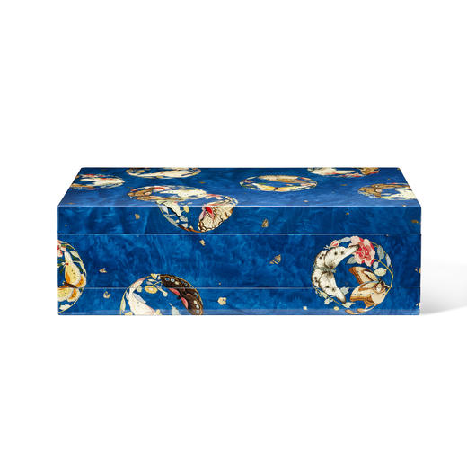 镶嵌“蝶恋花”主题双层首饰盒 商品图3