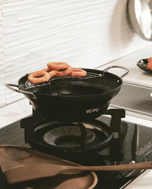 🥰【品牌直发】优铂YOPO 日式天妇罗炸锅🌟多功能一锅搞定，可以一边油炸一边沥油🌈炸鸡🍗炸薯条🥔炸鱼🐟想吃什么炸什么！ 🎁限时优惠💰价29.9元，赶快抢购吧！ ✨ 商品图5