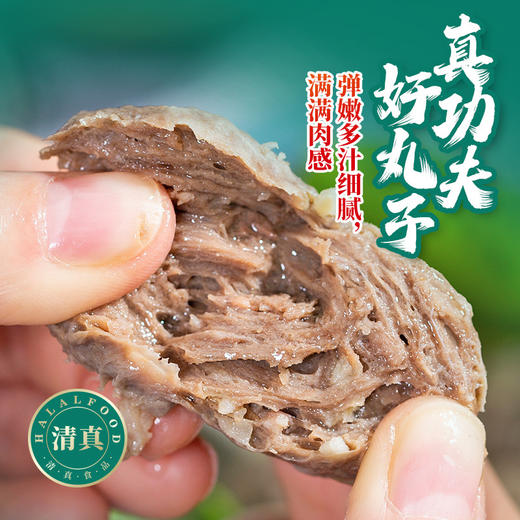 【秒杀❗️99抢3斤🔥潮汕牛肉丸 顺丰包邮】满满肉感，弹嫩多汁，250g*6牛肉丸牛筋丸子火锅烧烤冻品 商品图1