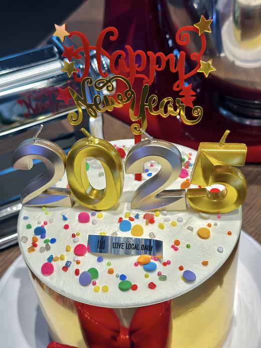 福蛇迎春·奶油蛋糕【自带2025蜡烛款式随机】 商品图1