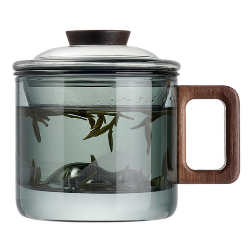 雅集玻璃杯青山杯550ml（烟灰） 商品图0