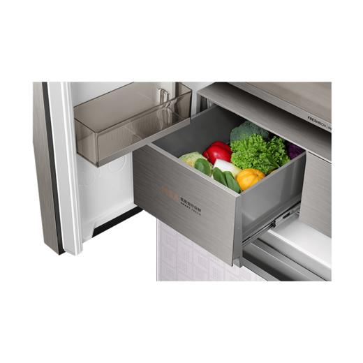 卡萨帝553升风冷变频法式四门冰箱BCD-553WGCFDA4SCU1(Pro) 氮氧智控保鲜 原创C标设计 零距离自由嵌入式 商品图5