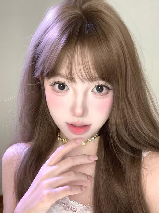 【中直径】Ealla girl-小面纱黑 -14.2mm【年抛 度数0-800度 无525/575】 商品图1