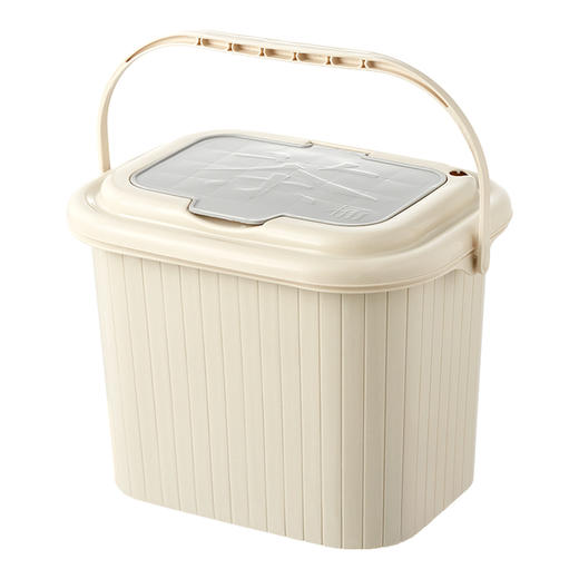 雅集茶具干湿分离茶渣桶7L（灰白色） 商品图0