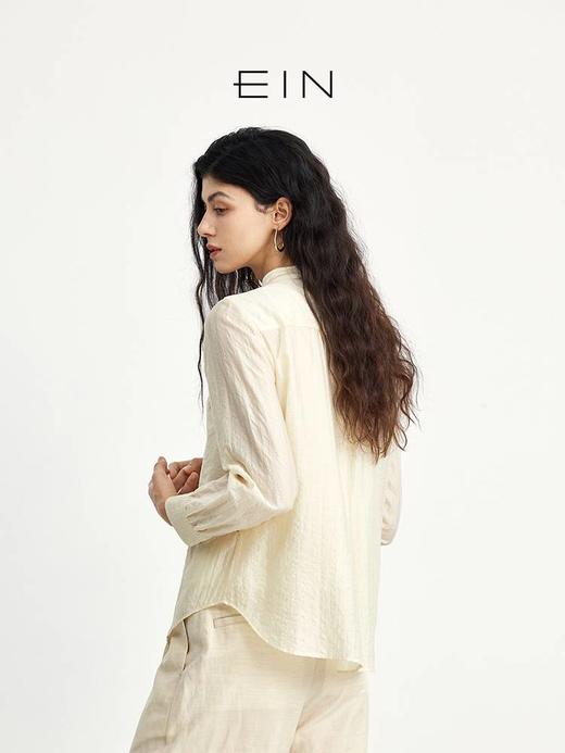 EIN2025春新款 提花衬衫EB0501D11 商品图3
