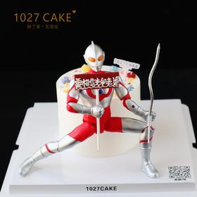 1027CAKE  |  搞怪奥特曼主题  要相信光和老婆