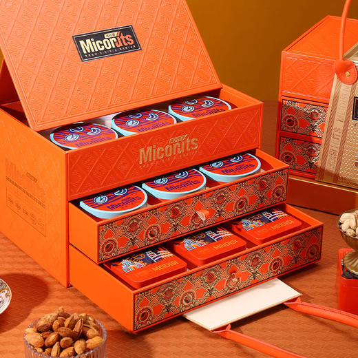 （分3个包裹发货）美荻斯.佳礼三层+歌帝梵588型非梵荟选礼篮+知鲜水果礼盒—金“蛇”衔财【HSCJ20.0】 商品图3