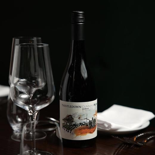 金奖冠军&2023年度蕞佳新锐西拉！澳洲红五星名庄 紫绒酒庄巧妙计划西拉干红 Thistledown Cunning Plan Shiraz 2022 商品图1