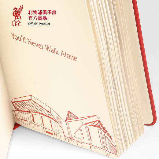 【官方正版】利物浦俱乐部 | 球场压印笔记本质感文具手账本子 商品图4