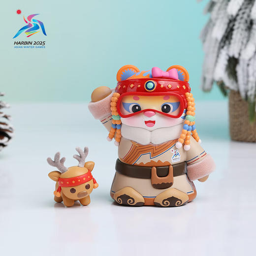 【亚冬会】2025哈尔滨亚冬会吉祥物手办盲盒 滨滨妮妮换装手办 商品图7