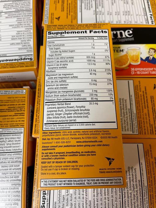 橙子味，折扣特价199元📣备VC了📣橙子🍊这款泡腾片也是美国药剂师推荐用来提高免疫力的，甜甜的味道，还添加了锌和VE 😷 商品图2