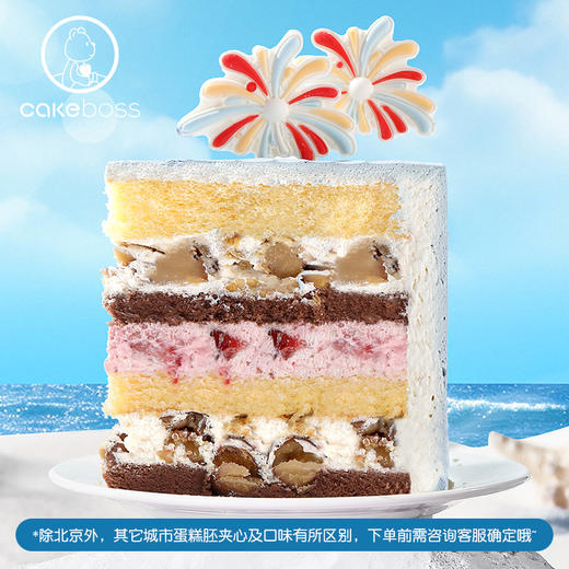 水瓶座“平平安安”水果奶油蛋糕 商品图4