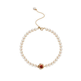 pearl moments珍刻   年年有鱼（南红小鱼） 小鱼儿4号baby珍珠手链