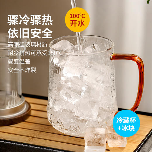 雅集玻璃杯祥云杯450ml（木盖款） 商品图4