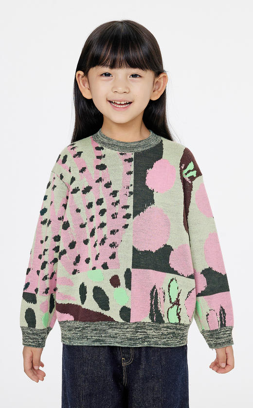 jnby   25年春款  长袖套头毛衫 1P1312080 商品图3