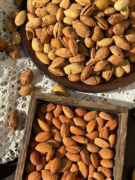 原色开心果，腰果，巴旦木，澳洲夏威夷果，家中常备零食开心果均衡营养原色无漂白，吃着安心♥咸香美味又营养！ 商品图6