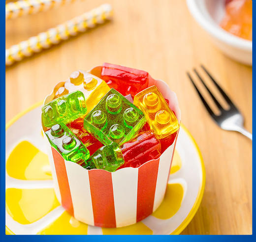 【4D彩色积木罐软糖，随心搭建你的“糖果世界”~】4D积木儿童果汁软糖 35g组合罐装 儿童趣味益智 带玩具糖果礼物礼盒-QQ 商品图4