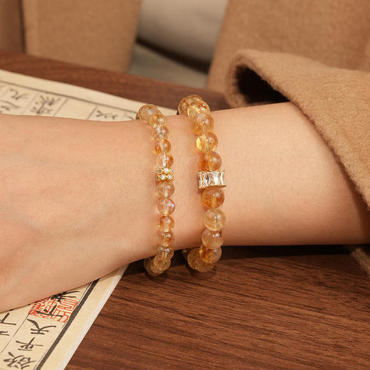 黄水晶金霸手串系列 | 搞事业人的黄搭子，浮光灵韵，金灿贵气，揽来正米米这 商品图1