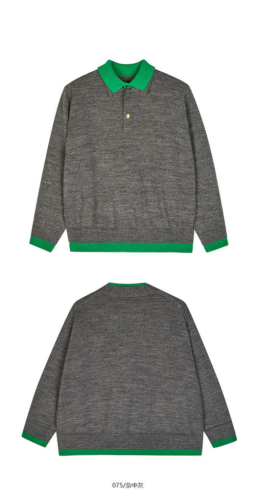 jnby   25年春款    长袖套头毛衫  1P1311310 商品图7