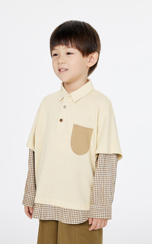 jnby   25年春款  长袖polo杉   1P1110670 商品图6