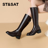 【绒里可选】星期六经典百搭显瘦长筒骑士靴 SSC4117673/SSC4119695 商品缩略图0