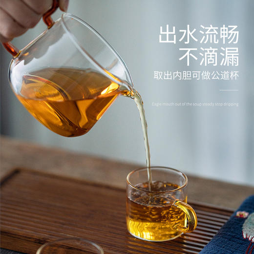 雅集玻璃壶颜品壶380ml(琥珀款) 商品图1