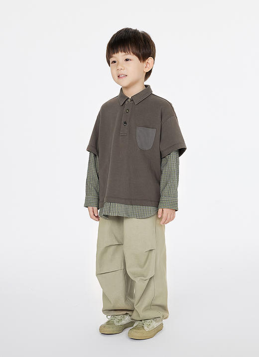 jnby   25年春款  长袖polo杉   1P1110670 商品图3