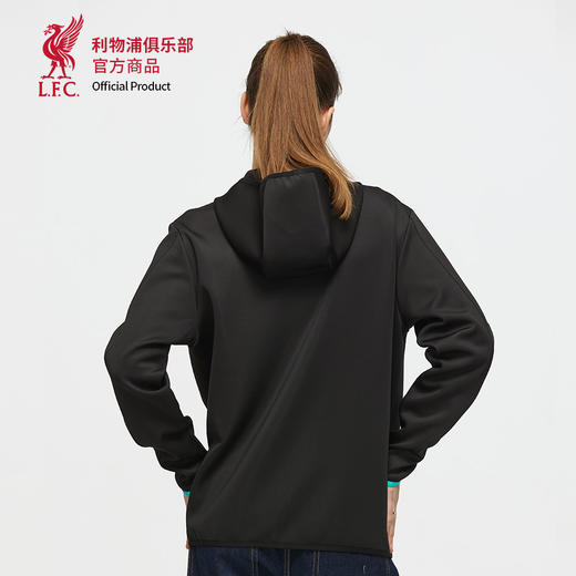 【官方正版】利物浦俱乐部 | 黑绿运动外套足球迷休闲训练夹克 商品图3
