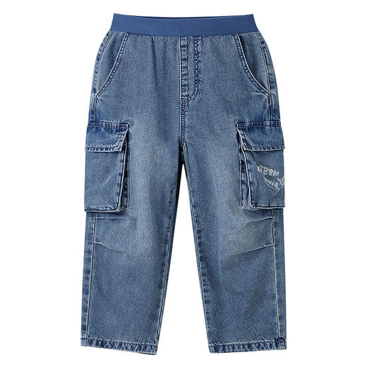 男童全腰长裤春季新款安奈儿童装实体店同款XB516553 商品图6