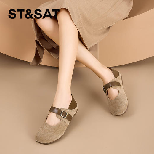 星期六休闲复古一脚蹬舒适玛丽珍勃肯SSD1111E5G 商品图2