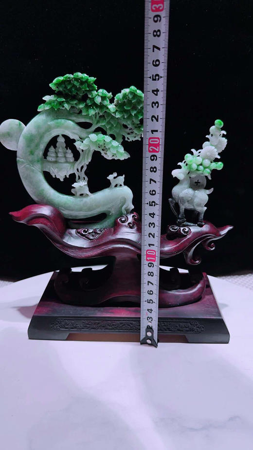 620802翡翠摆件【一路发财】 商品图1