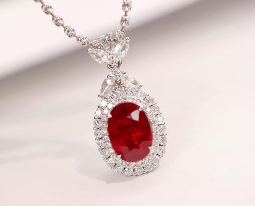 2.12ct刻面红宝石吊坠 商品图0