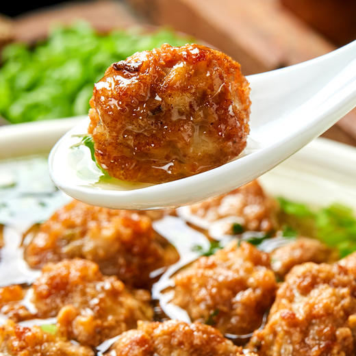 【40/80颗】天海藏干炸肉丸（肉含量≥75%）400g/袋 外酥里嫩加热即食 商品图3