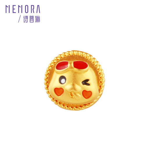 【积分抵值】萌蛇转运珠 黄金足金生肖蛇可爱转运珠宝宝礼物MEMORA诗普琳HP841101 商品图5