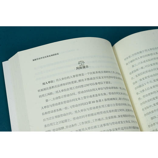 案解劳动争议实务及风险防范 李天姣编著 法律出版社 商品图6