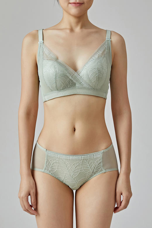 都市丽人内衣蕾丝网布平角裤LP12A1 商品图0