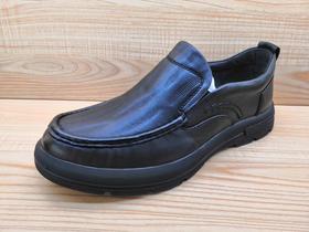 真皮牛皮商务休闲皮鞋豪行12357213厚底防滑舒适一脚蹬男鞋尺码 39.40.43