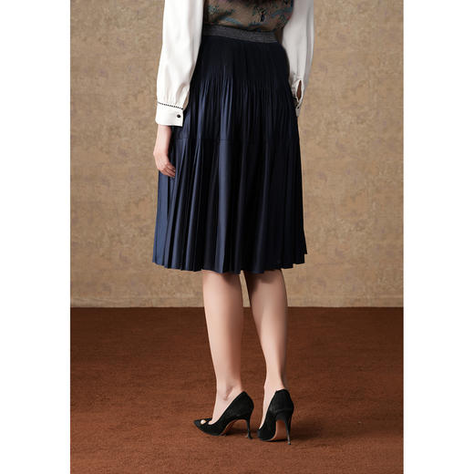 乔万尼秋冬新款半身裙气质高级感百搭百褶裙ET4D973 商品图7