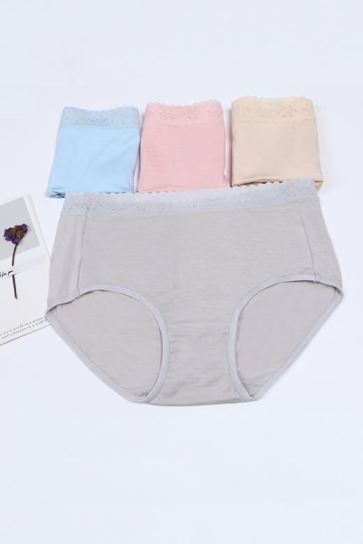 都市丽人女士内裤人棉平角裤LK0BN7 商品图0