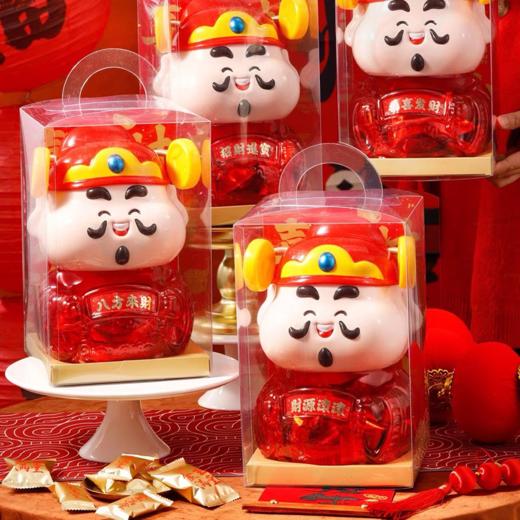 财神爷储钱罐什锦糖礼盒208g 商品图2