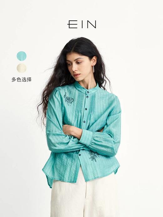 EIN2025春新款 提花衬衫EB0501D11 商品图0