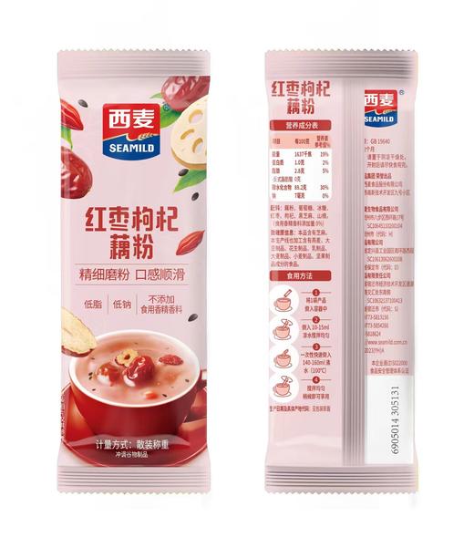 西麦水果坚果藕粉、红枣枸杞藕粉(散包独立包装) 商品图3