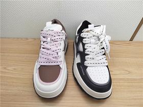 豪行秋冬新款23351181真皮运动休闲低跟女鞋单鞋皮鞋