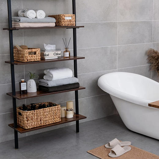 手工编织水葫芦藤编收纳盒 创意草编收纳篮可放卧室、浴室、食品储藏室、货架 商品图2