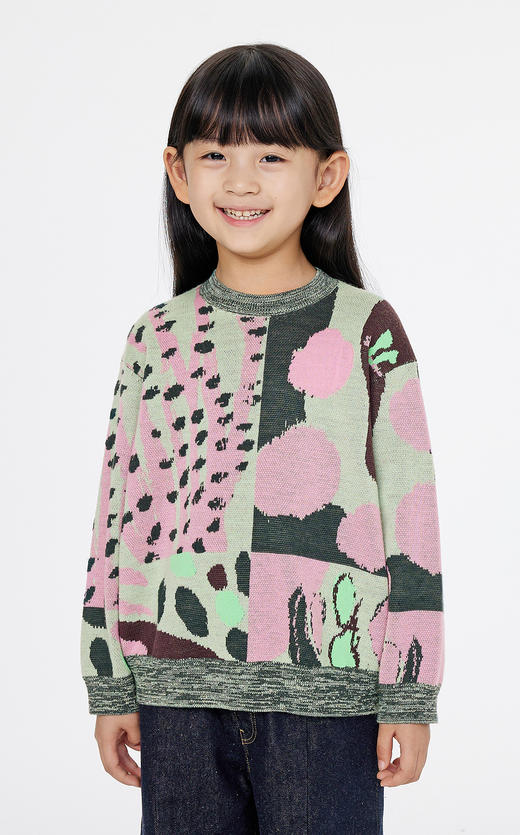 jnby   25年春款  长袖套头毛衫 1P1312080 商品图4