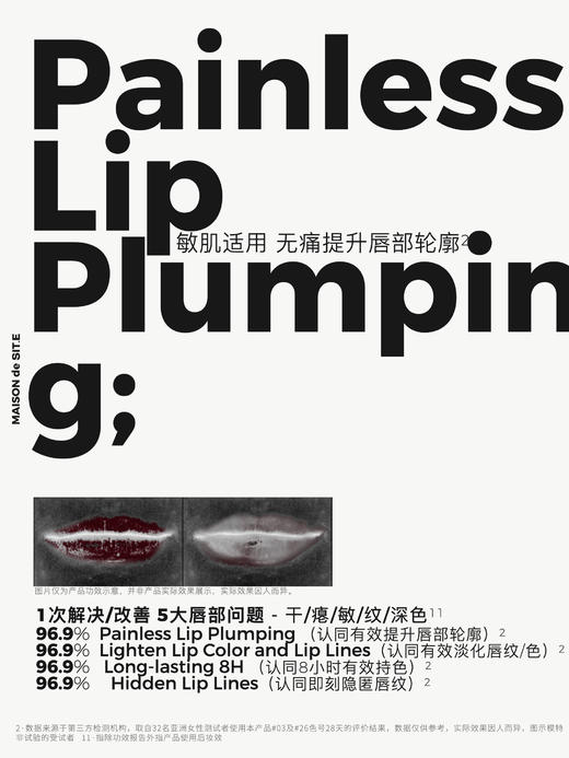 MAISON de SIT.E  厚唇家族 【厚唇粉】 商品图3