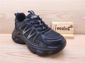 豪行秋款正品老爹鞋休闲舒适透气厚底系带运动女鞋23351301  脚胖 建议拍大一码