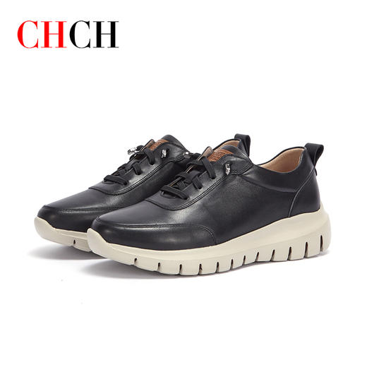 CHCH平衡鞋超轻底舒适运动休闲真牛皮鞋女鞋CL2B5141 商品图0